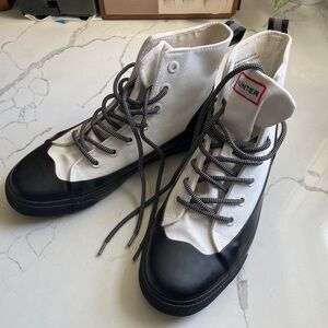 HUNTER x Target Unisex Dipped Canvas High Top Sneakers
